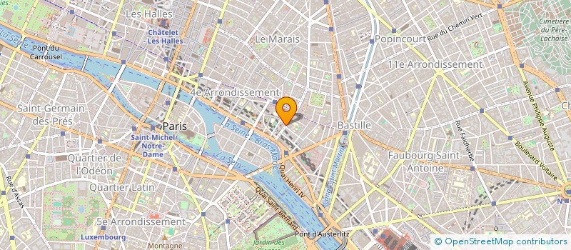 localisation de l'entreprise AU PUCERON CHINEUR à PARIS