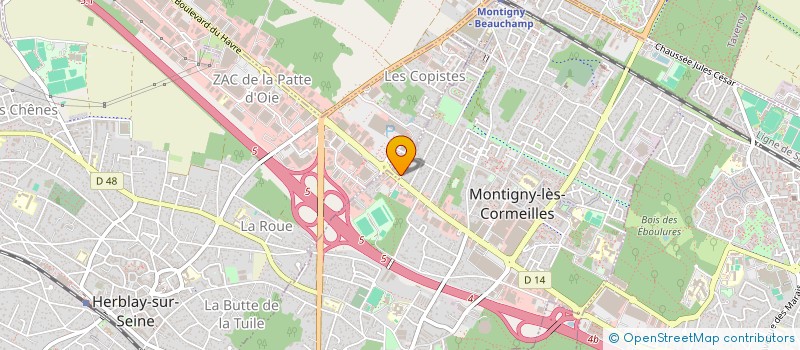 localisation de l'entreprise AU PUITS FLEURI  HERBLAY-SUR-SEINE