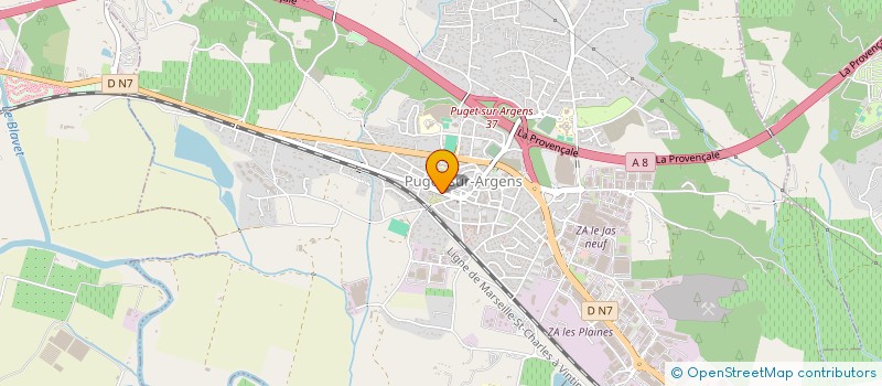 localisation de l'entreprise AU PUITS FLEURI à PUGET-SUR-ARGENS