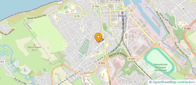 localisation de l'entreprise AU QUAI OUEST à DIEPPE