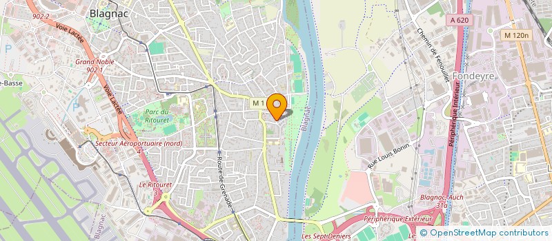localisation de l'entreprise AU RAMIER à BLAGNAC
