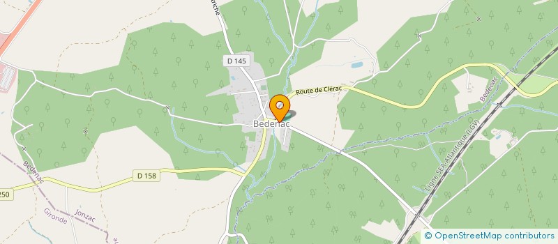 localisation de l'entreprise AU RDV DE BEDENAC  BEDENAC