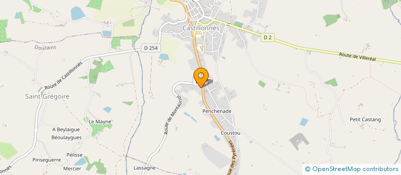 localisation de l'entreprise AU REFUGE DE MONPLAISIR  CAVARC