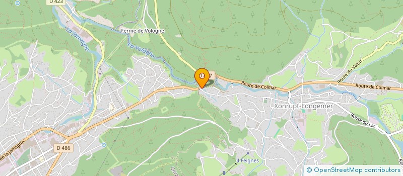 localisation de l'entreprise AU RELAIS BOULAS à XONRUPT-LONGEMER
