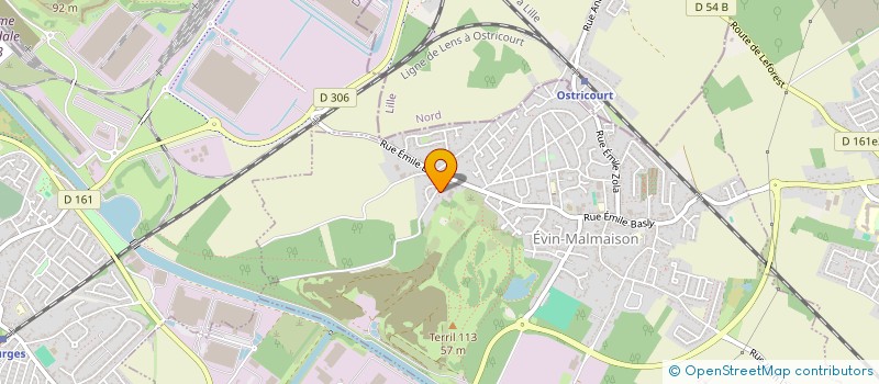 localisation de l'entreprise AU RELAIS DE L'AUTOMOBILE  EVIN-MALMAISON