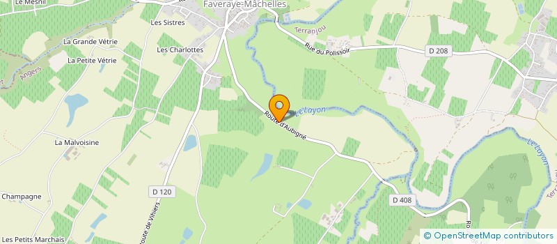 localisation de l'entreprise AU RELAIS DE MARTIGNE  TERRANJOU