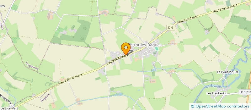 localisation de l'entreprise AU RELAIS DU TERROIR  HOTTOT-LES-BAGUES