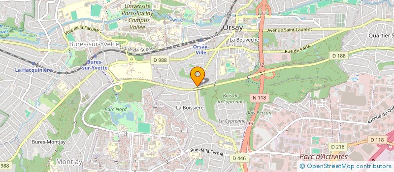 localisation de l'entreprise AU RELAIS DU VIADUC à ORSAY