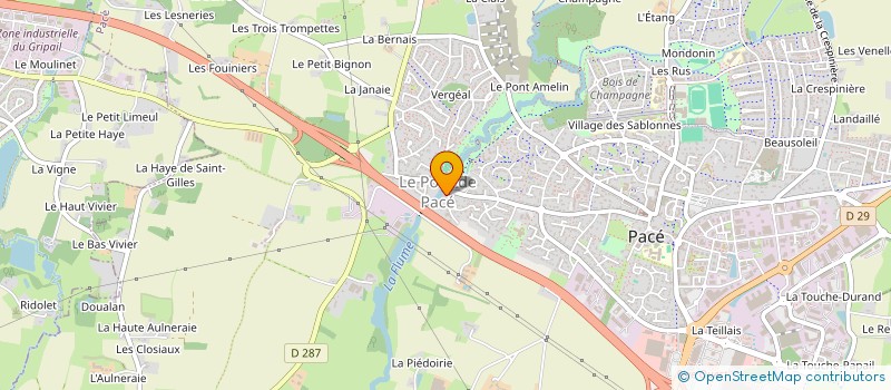 localisation de l'entreprise AU RELAIS DU VIEUX PONT  PACE