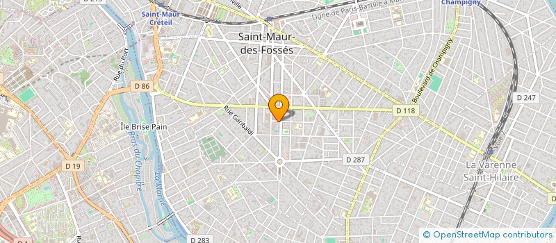 localisation de l'entreprise AU RELAIS FLEURI à SAINT-MAUR-DES-FOSSES