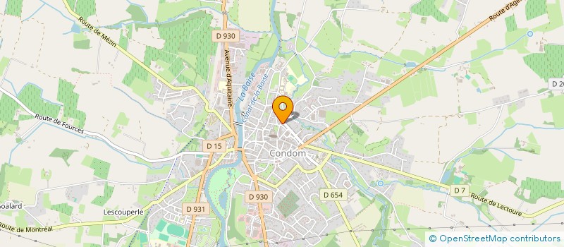 localisation de l'entreprise AU RELAIS GOURMAND  CONDOM