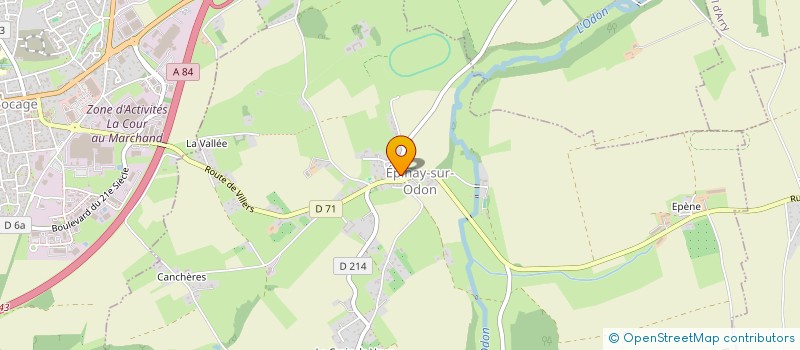 localisation de l'entreprise AU RENDEZ-VOUS DE L'AMITIE  EPINAY-SUR-ODON