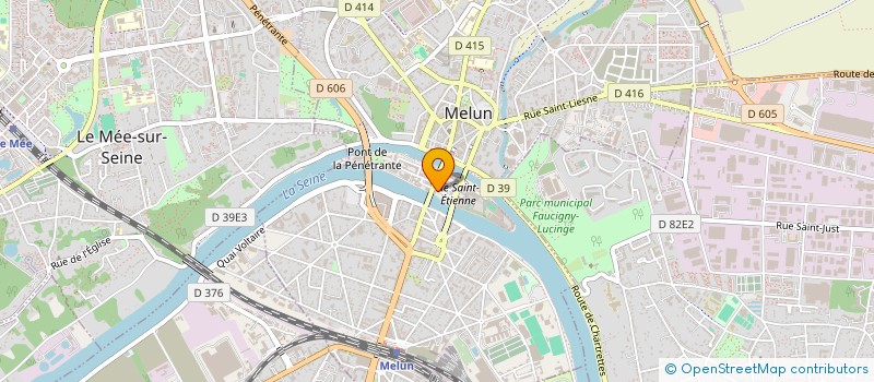localisation de l'entreprise AU RENDEZ-VOUS DE LA COIFFURE à MELUN