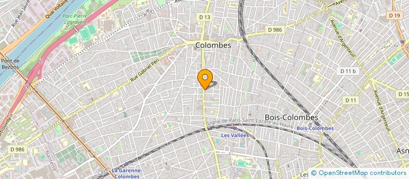 localisation de l'entreprise AU RENDEZ VOUS DE LA PUCE à COLOMBES