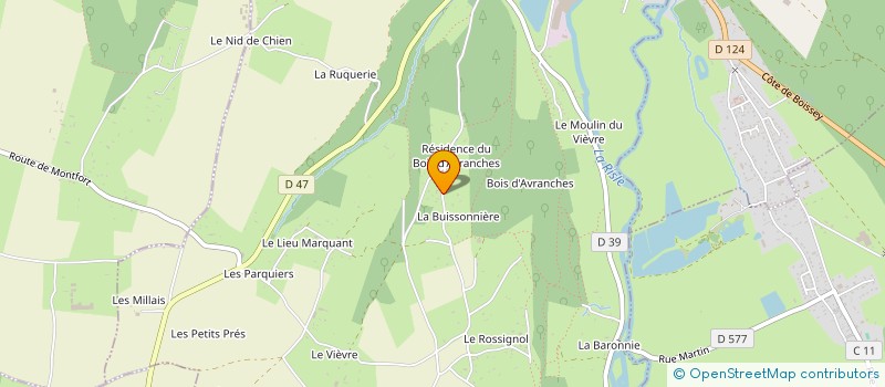 localisation de l'entreprise AU RENDEZ VOUS DES AMIS  SAINT-PHILBERT-SUR-RISLE