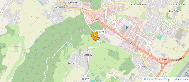 localisation de l'entreprise AU RENDEZ-VOUS DES CHASSEURS à SILLINGY