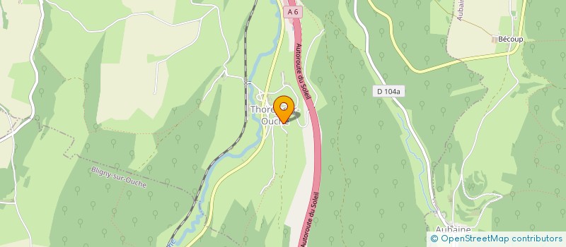 localisation de l'entreprise AU RENDEZ-VOUS DES CHASSEURS  CRUGEY