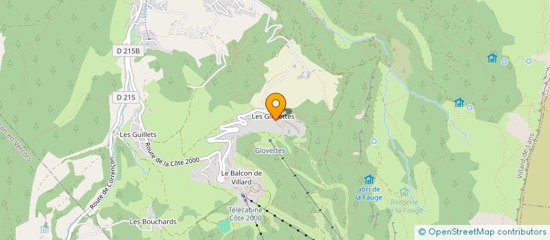 localisation de l'entreprise AU RENDEZ VOUS DES GLOVETTES à VILLARD-DE-LANS