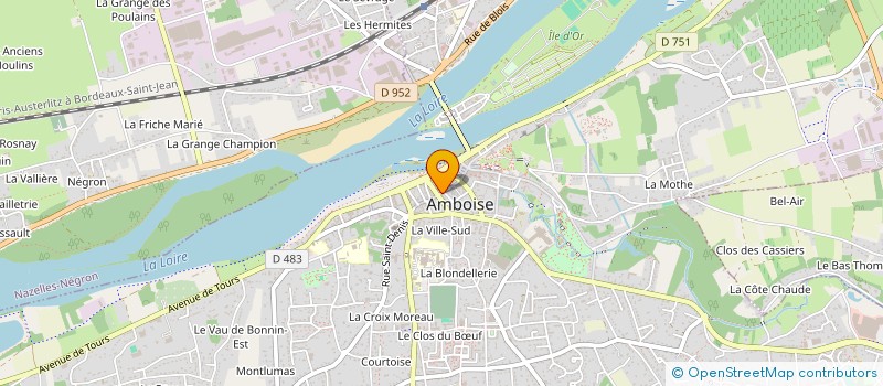 localisation de l'entreprise AU RENDEZ-VOUS DES MIGNARDISES à AMBOISE