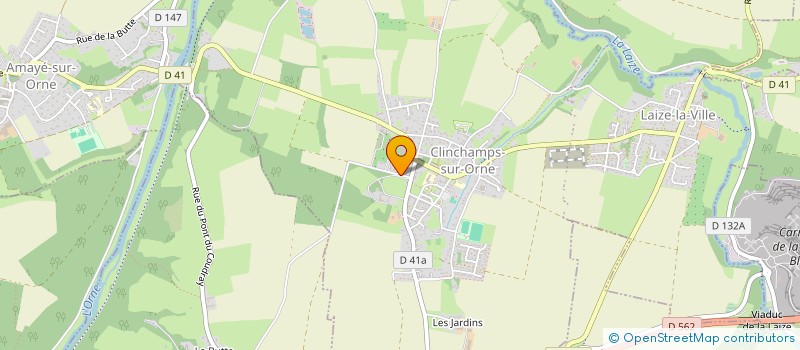 localisation de l'entreprise AU RENDEZ-VOUS DES NORMANDS  LAIZE-CLINCHAMPS