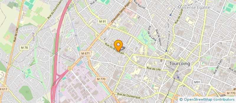 localisation de l'entreprise AU REPERE DES 3 GOURMANDS à TOURCOING