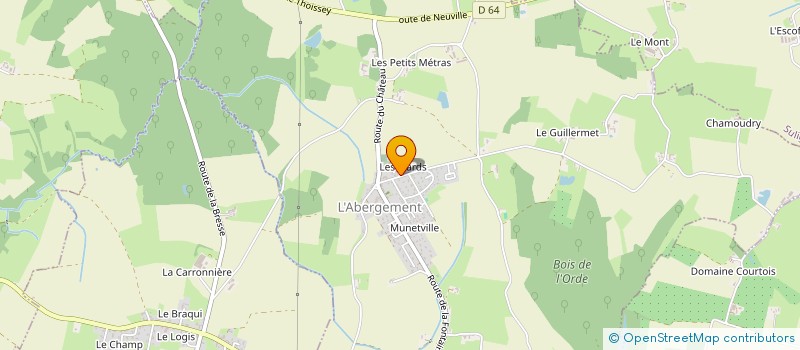 localisation de l'entreprise AU RESPECT DE L'ARBRE à L'ABERGEMENT-CLEMENCIAT