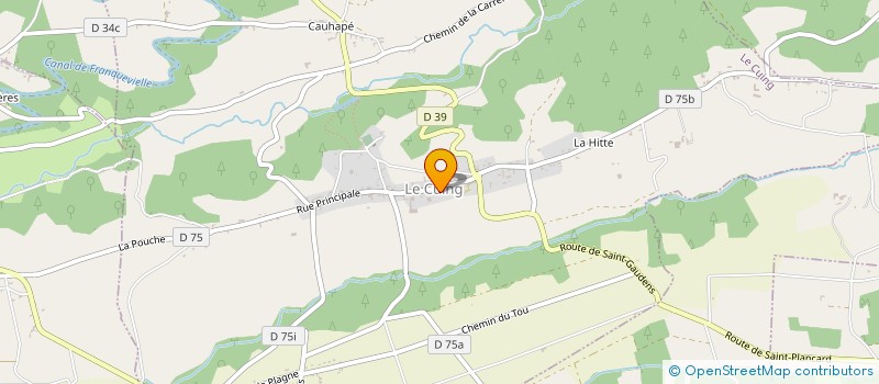 localisation de l'entreprise AU REULET DE L'ARTIGAOU  POINTIS-DE-RIVIERE