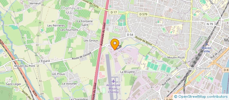 localisation de l'entreprise AU REVE DE SABLE  CHARNAY-LES-MACON