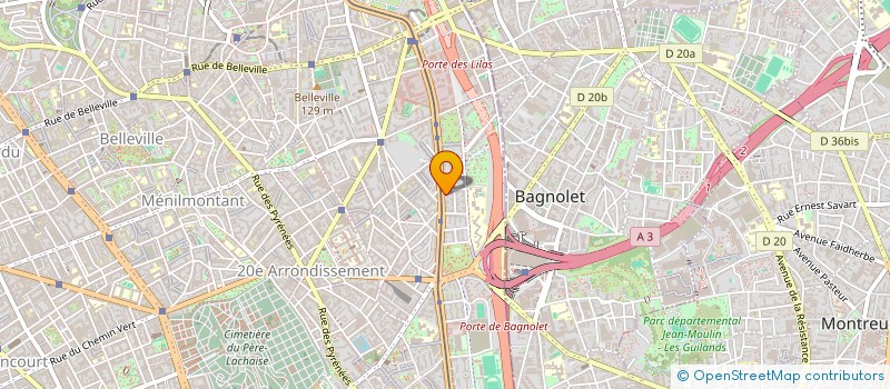 localisation de l'entreprise AU REVE FLEURI  PARIS