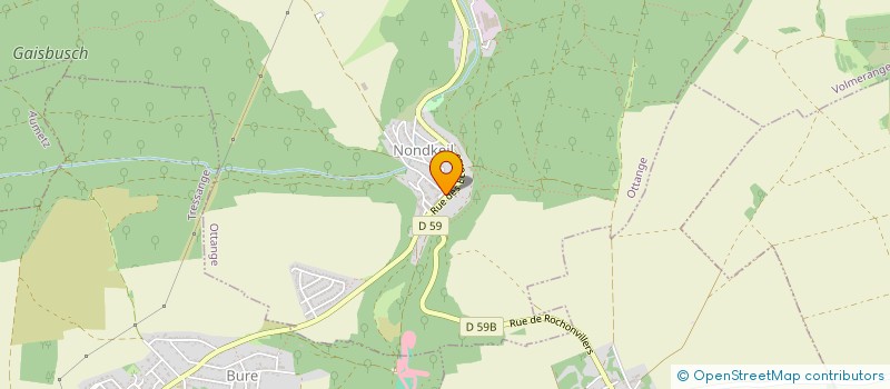 localisation de l'entreprise AU REVEIL MATIN à OTTANGE