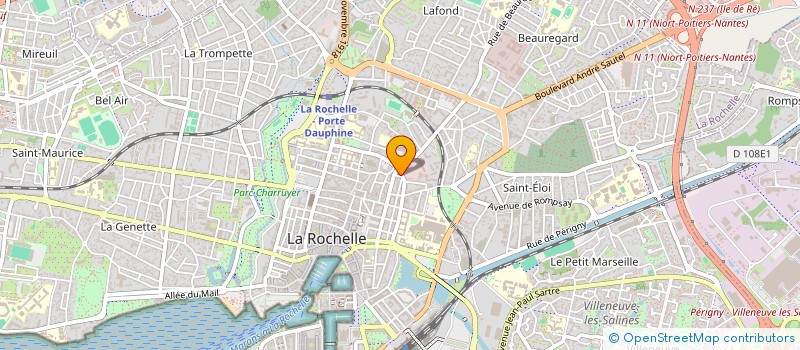 localisation de l'entreprise AU RIVAGE  LA ROCHELLE