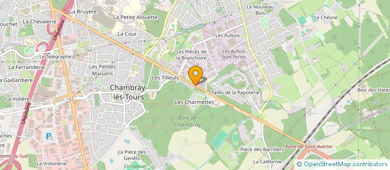 localisation de l'entreprise AU ROI DE LA BONNE VIANDE  CHAMBRAY-LES-TOURS