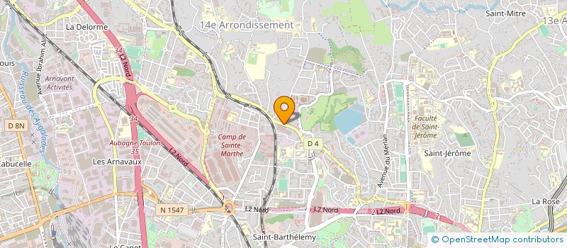 localisation de l'entreprise AU ROI DES FRUITS ET LEGUMES 2 à MARSEILLE