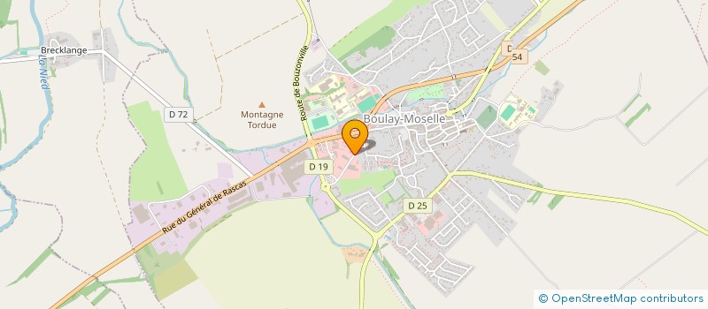 localisation de l'entreprise AU ROND POINT DE L'AUTOMOBILE à BOULAY-MOSELLE