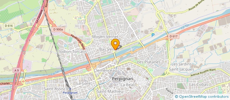 localisation de l'entreprise AU ROSE DES PYRENNEES à PERPIGNAN