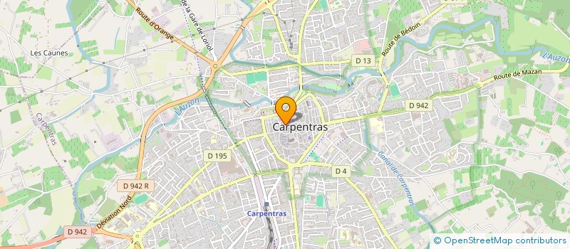 localisation de l'entreprise AU ROYAL à CARPENTRAS
