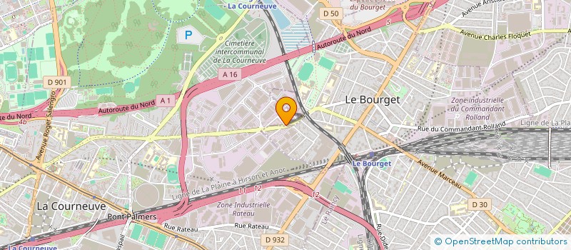localisation de l'entreprise AU ROYAL à LA COURNEUVE
