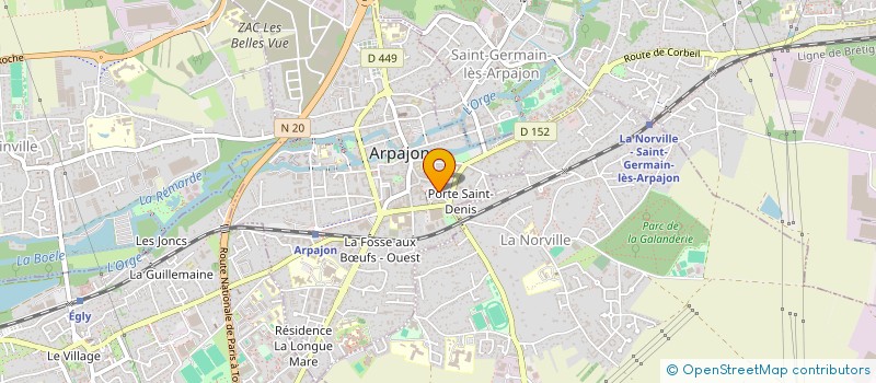 localisation de l'entreprise AU ROYAUME DE FALBALA  ARPAJON