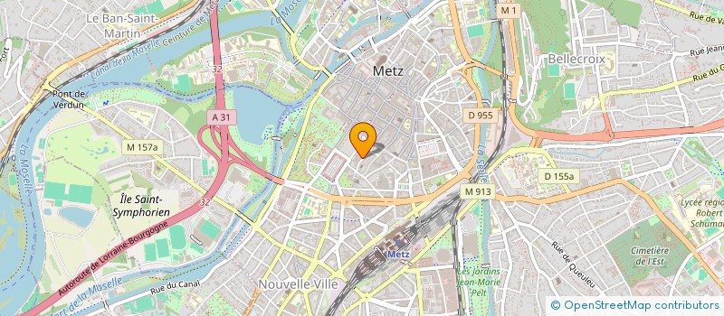 localisation de l'entreprise AU ROYAUME DE L AN 2000  METZ