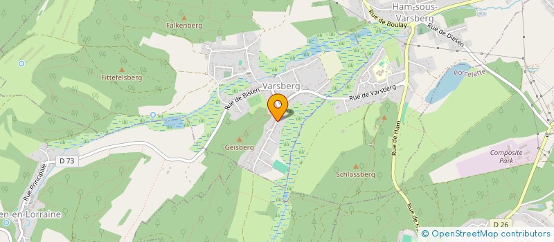 localisation de l'entreprise AU ROYAUME DE LA DRAGEE à VARSBERG