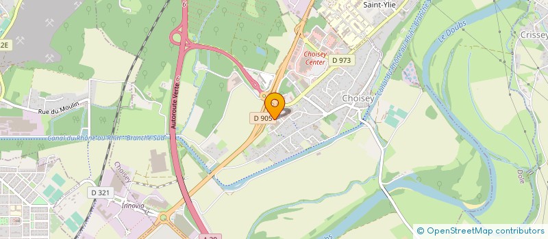 localisation de l'entreprise AU ROYAUME DES ENFANTS à CHOISEY