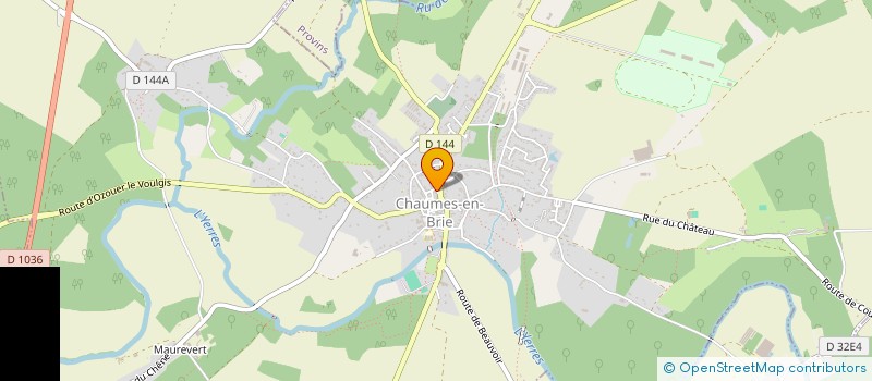 localisation de l'entreprise AU ROYAUME DES FLEURS  CHAUMES-EN-BRIE