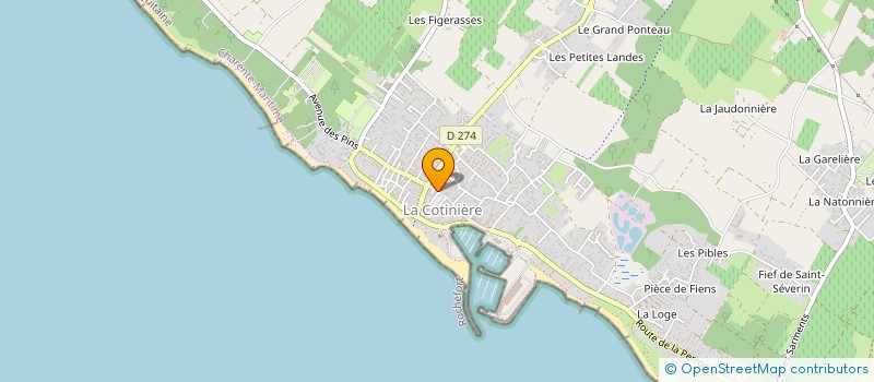 localisation de l'entreprise AU ROYAUME DES MINERAUX à SAINT-PIERRE-D'OLERON