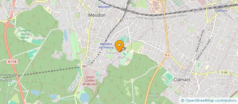 localisation de l'entreprise AU ROYAUME DU PAIN à MEUDON