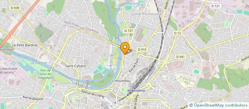localisation de l'entreprise AU ROYAUME DU PECHEUR à ANGOULEME