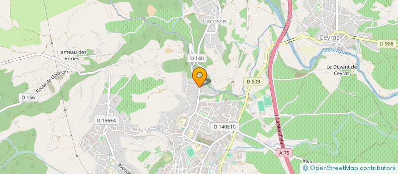 localisation de l'entreprise AU RUBIS à CLERMONT-L'HERAULT