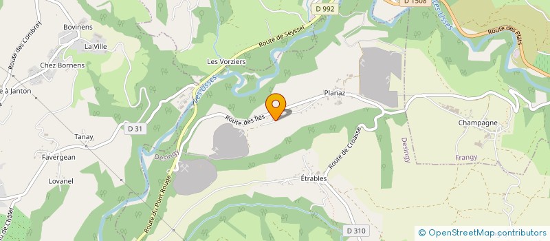 localisation de l'entreprise AU RUCHER  DESINGY