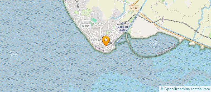 localisation de l'entreprise AU RUCHER DE LA BAIE DE SOMME à LE CROTOY