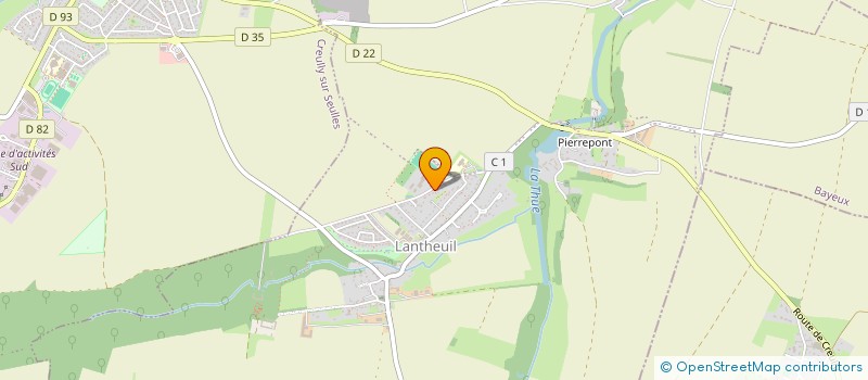 localisation de l'entreprise AU RYTHME D'ORIVAL  PONTS SUR SEULLES