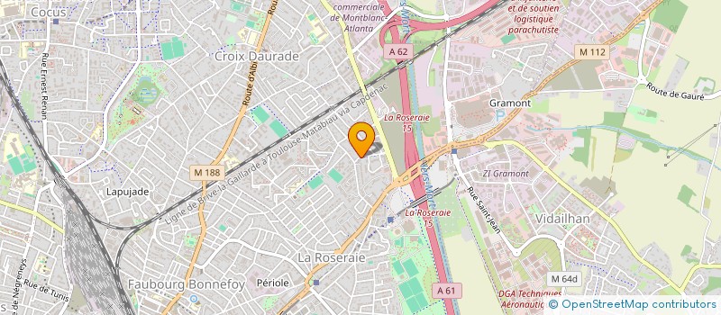 localisation de l'entreprise AU RYTHME DE SOI  TOULOUSE